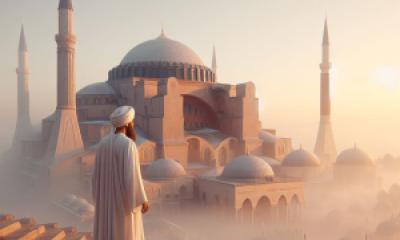 Jum'at 24 Juli 2020; Sholat Jum'at Perdana di Masjid Hagia Sophia Setelah 86 Tahun Dijadikan Museum.