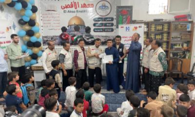 Penyaluran Bantuan Untuk Pengungsi Palestina di Sekolah Quran Soekarno-Hatta, Kilis, Turkiye