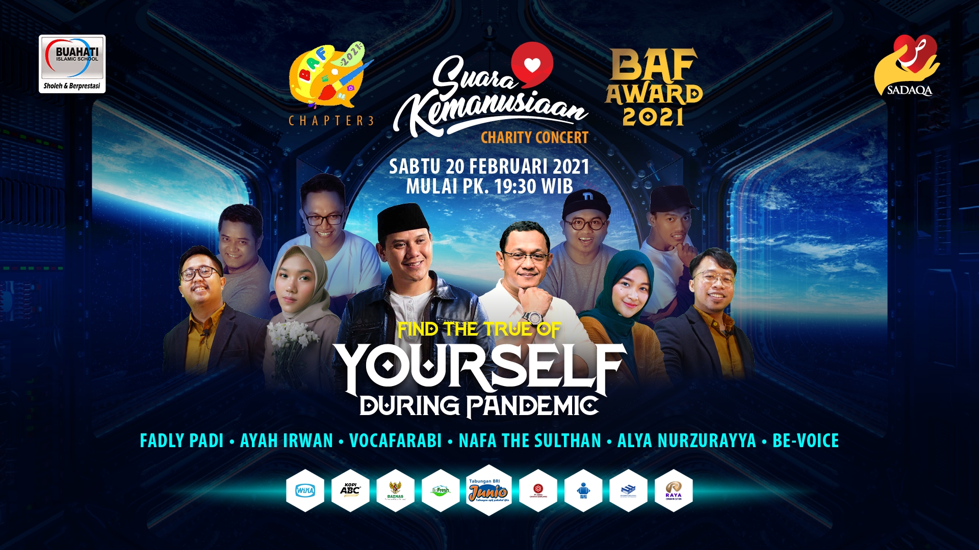 Ajakan Fadli Padi pada acara Konser Suara Kemanusiaan BAF 2021