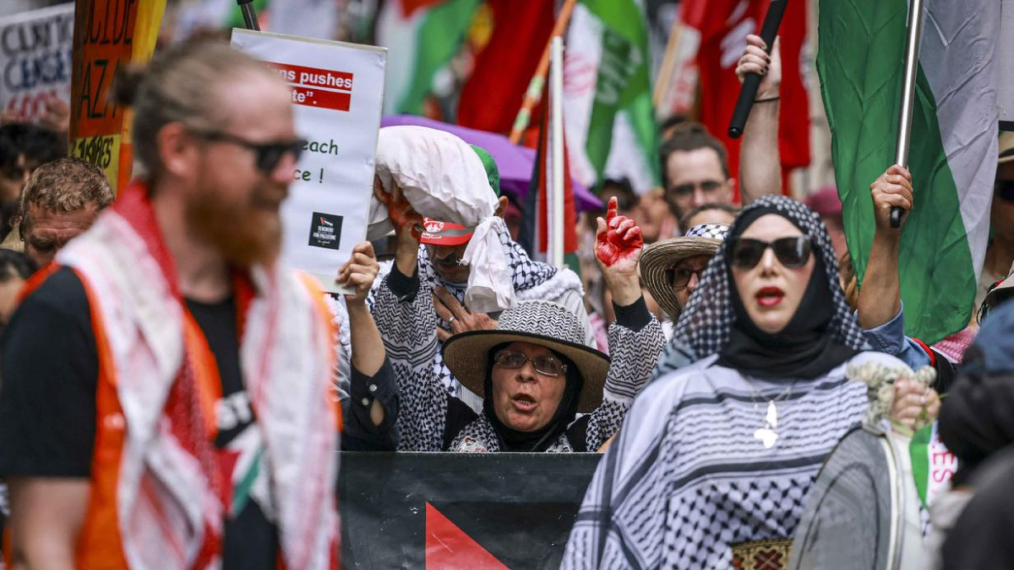 Gelombang Demonstrasi Pro-Palestina Terus Berlangsung di Berbagai Kota di Australia