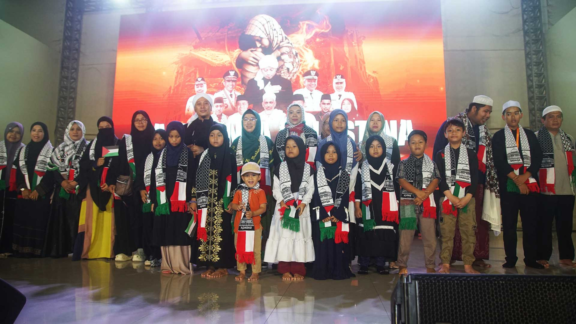 Menghadiran Opick Tombo Ati, Konser Suara Kemanusiaan 